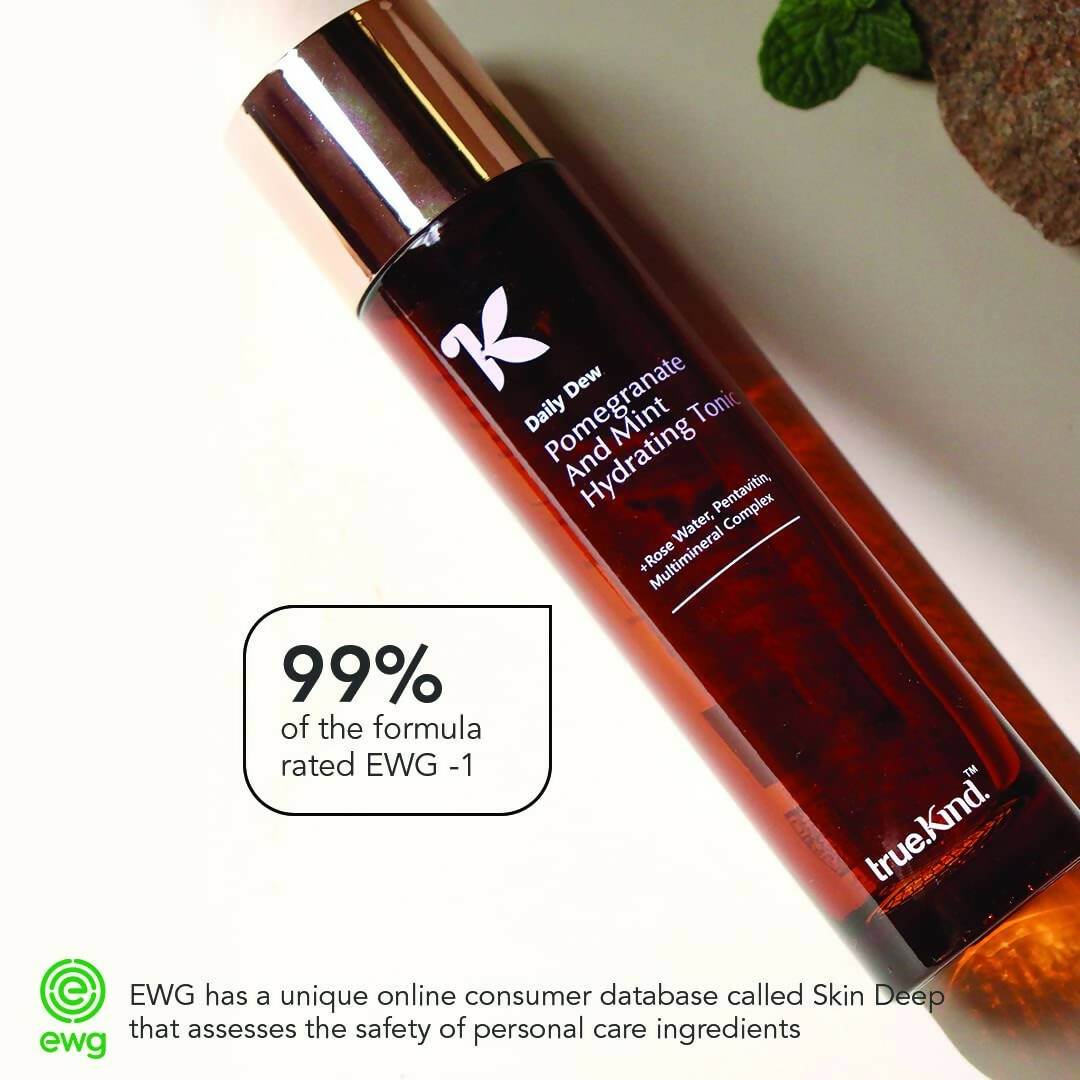 True Kind Daily Dew Pomegranate & Mint Hydrating Tonic Face Mist  Grab2Buy True Kind Grab2Buy