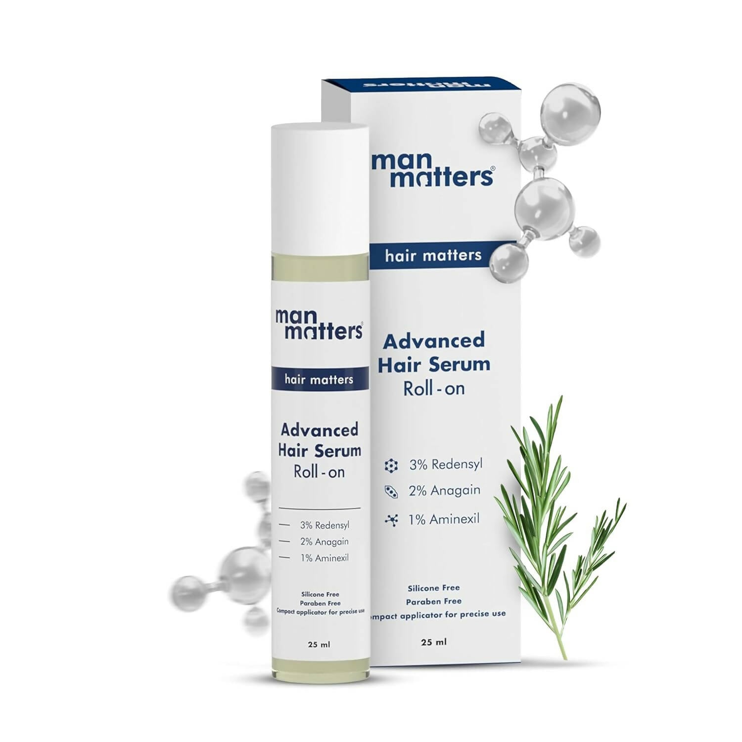 Man Matters Advanced Hair Growth Serum Roll on - Grab2buy