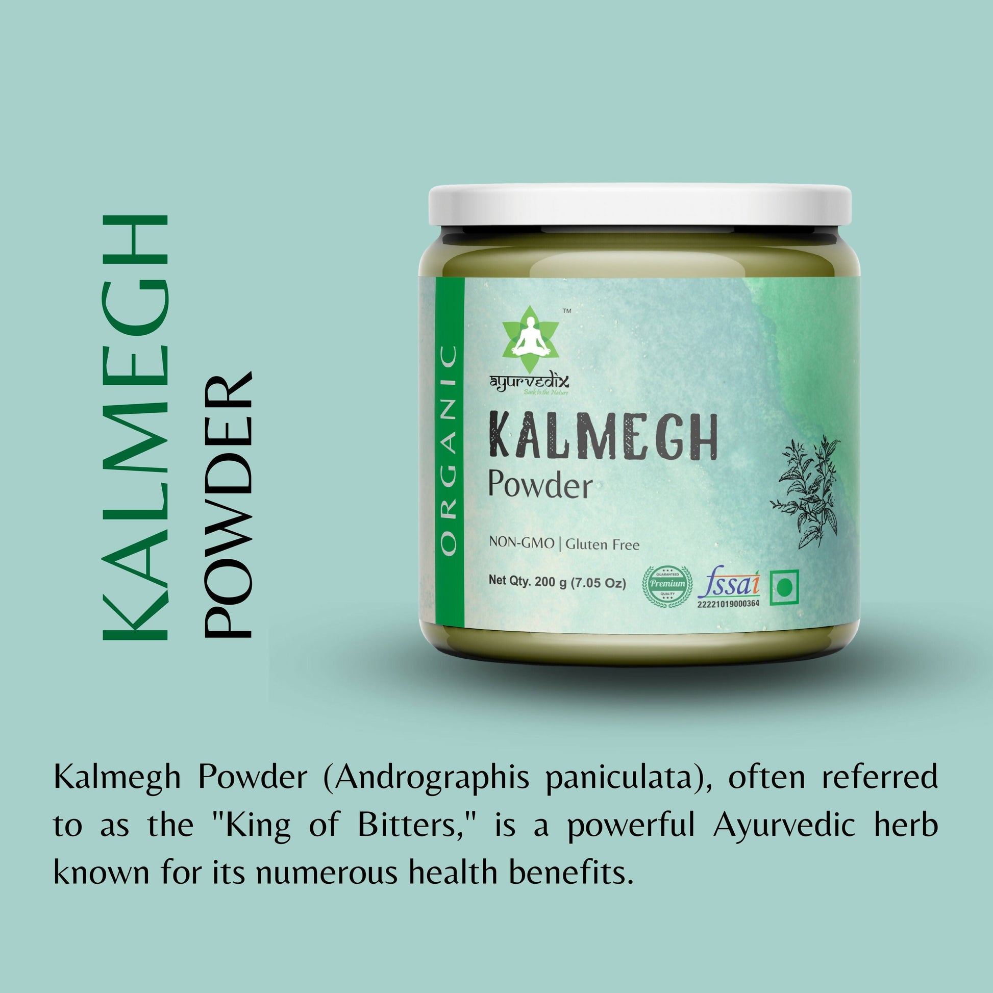 Ayurvedix Organic Kalmegh Powder 
