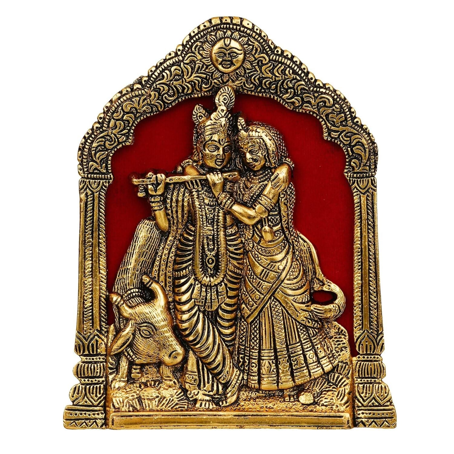 Webelkart Premium Metal Radha Krishna Idol - Grab2buy