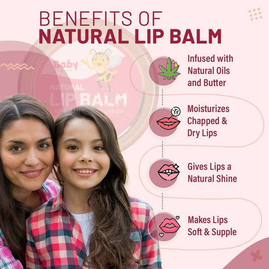 Babyorgano Natural Lip Balm - Beetroot Flavor - Grab2buy