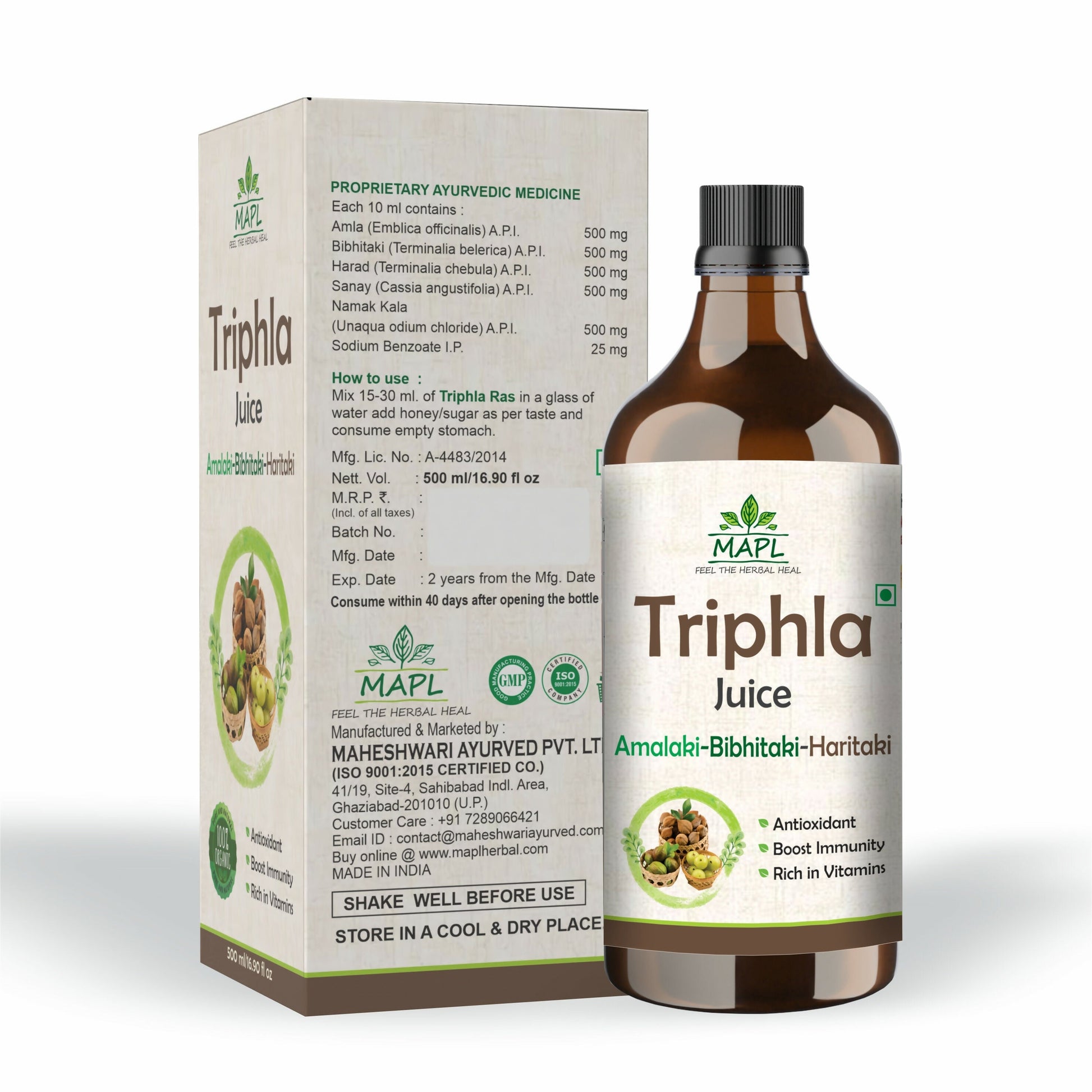 MAPL Triphala Juice 