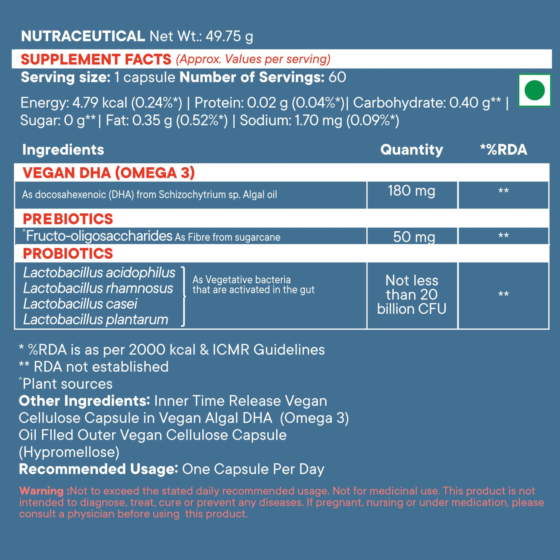 Wellbeing Nutrition Slow | Gut Health Capsules - Grab2buy