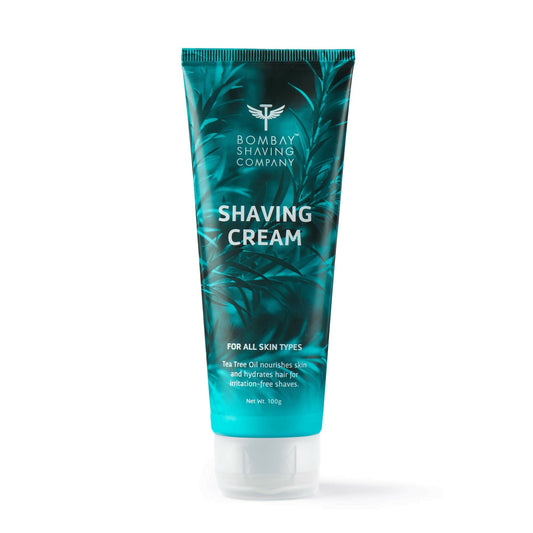 Bombay Shaving Company Shaving Cream with Tea Tree oil, Aloe Vera & Menthol Extracts 