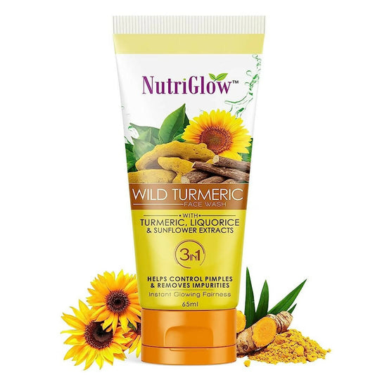 NutriGlow Wild Turmeric Face Wash 