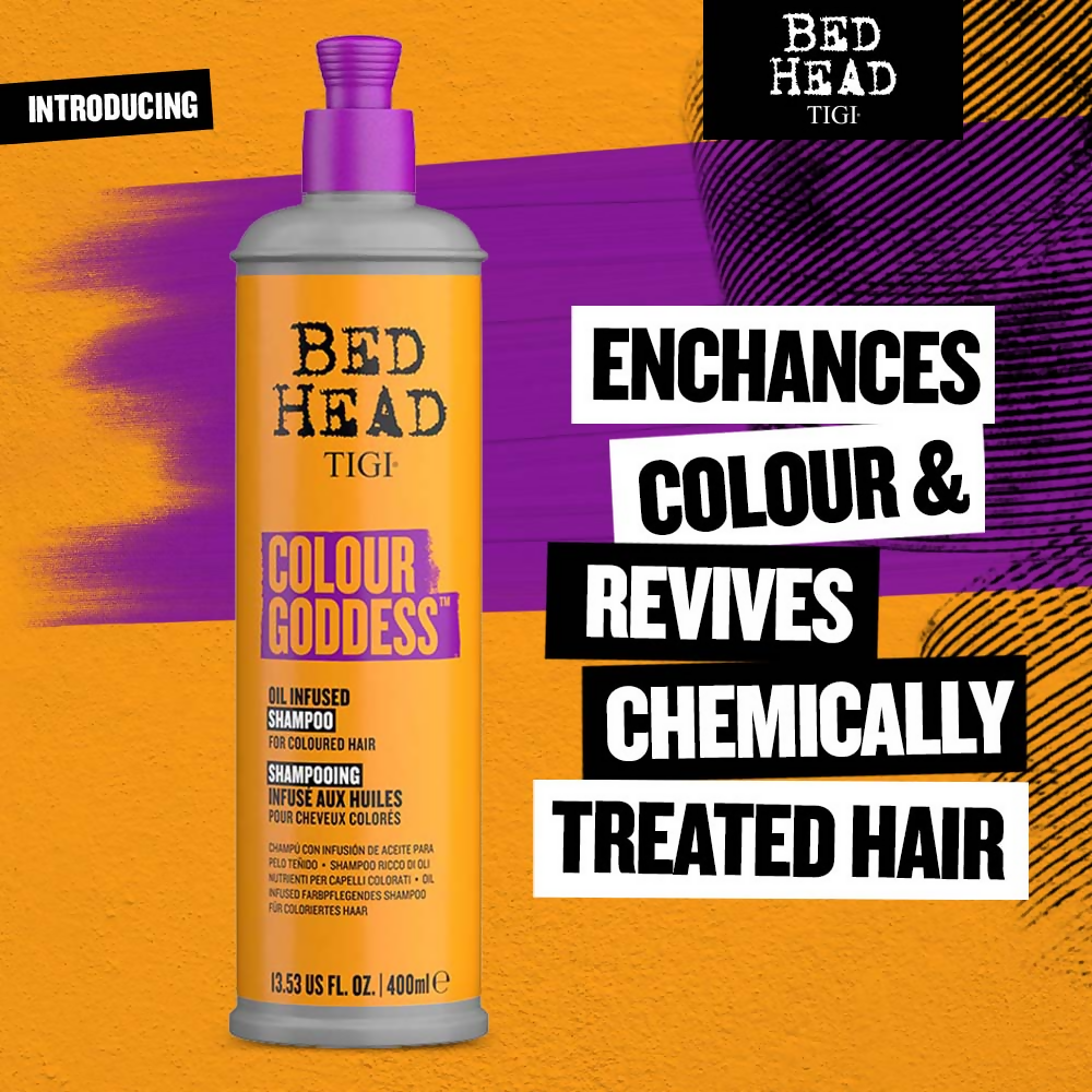 TIGI Bed Head Colour Goddess Oil Infused Shampoo  Grab2Buy TIGI Grab2Buy