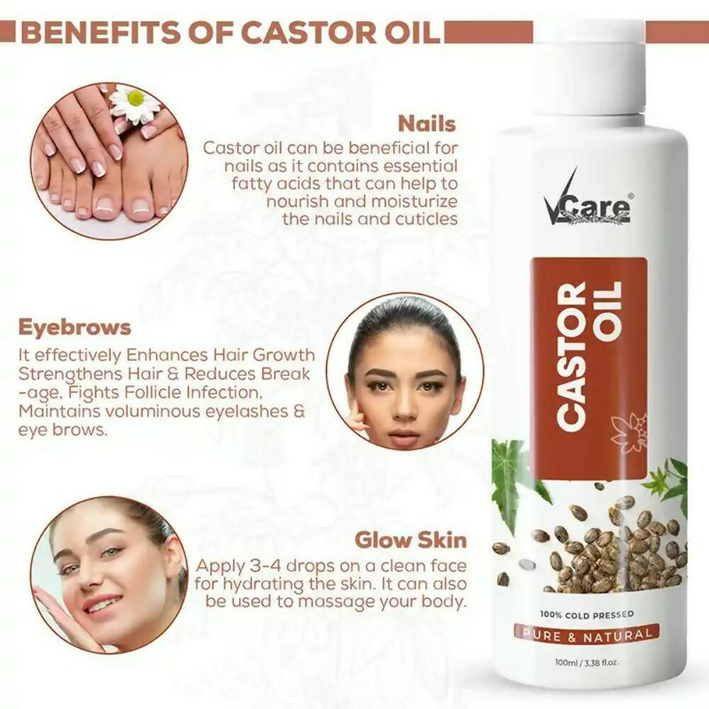 VCare Castor Oil For Hair - Grab2buy