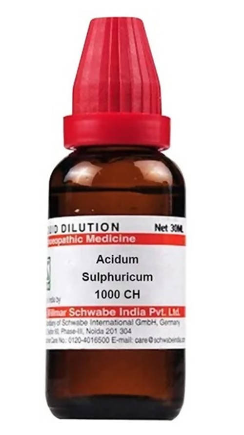 Dr. Willmar Schwabe India Acidum Sulphuricum Dilution 