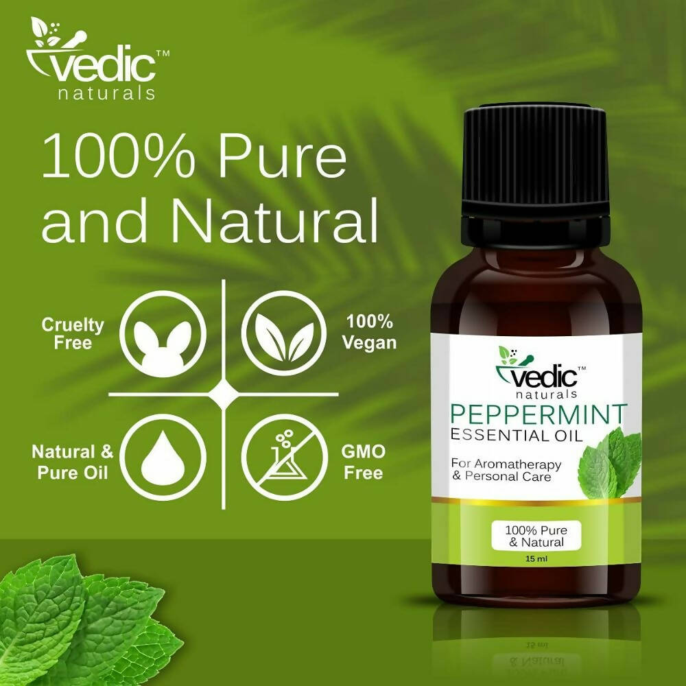 Vedic Naturals Peppermint Essential Oil  Grab2Buy Vedic Naturals Grab2Buy
