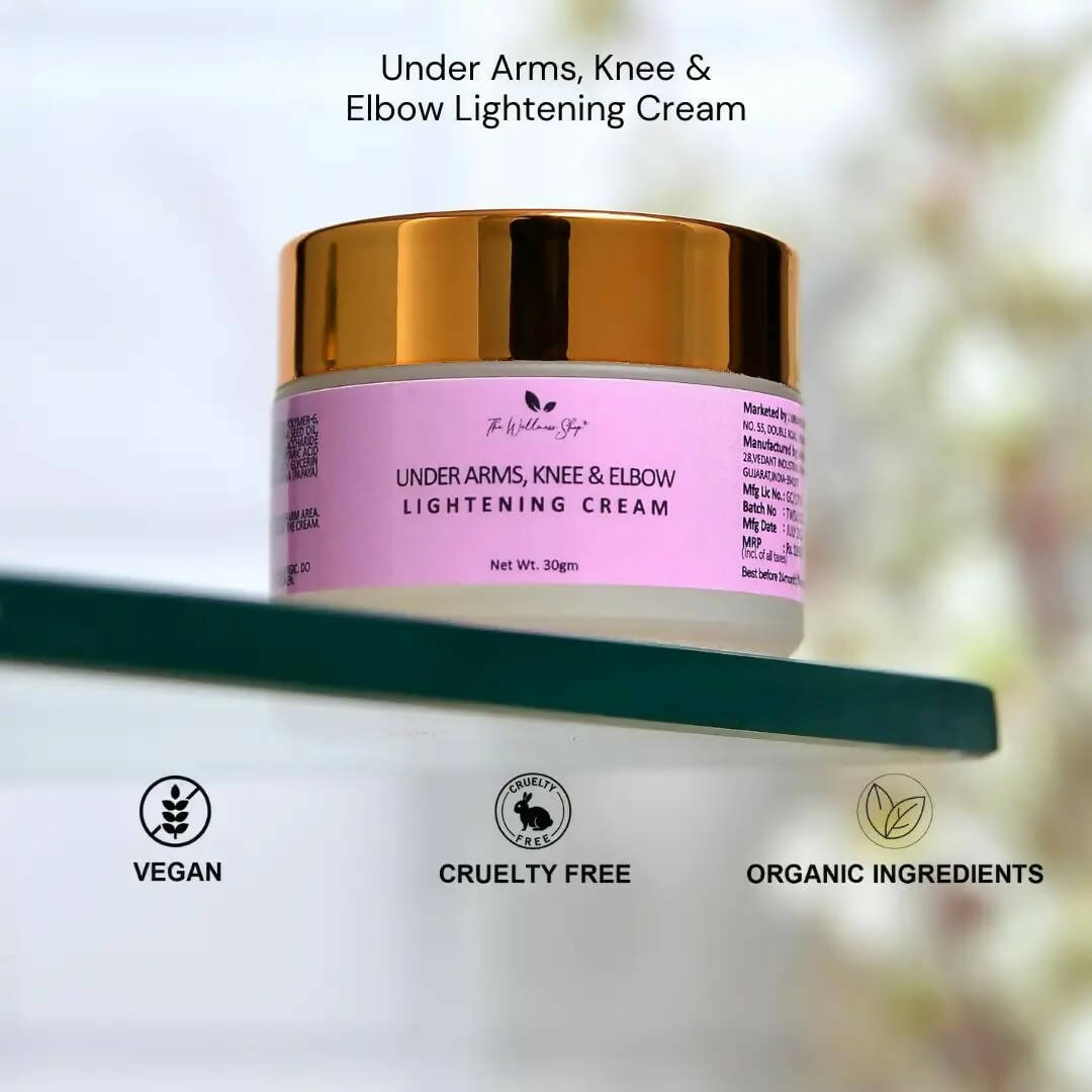 The Wellness Shop Under Arms, Knee and Elbow Lightening Cream  Grab2Buy The Wellness Shop Grab2Buy