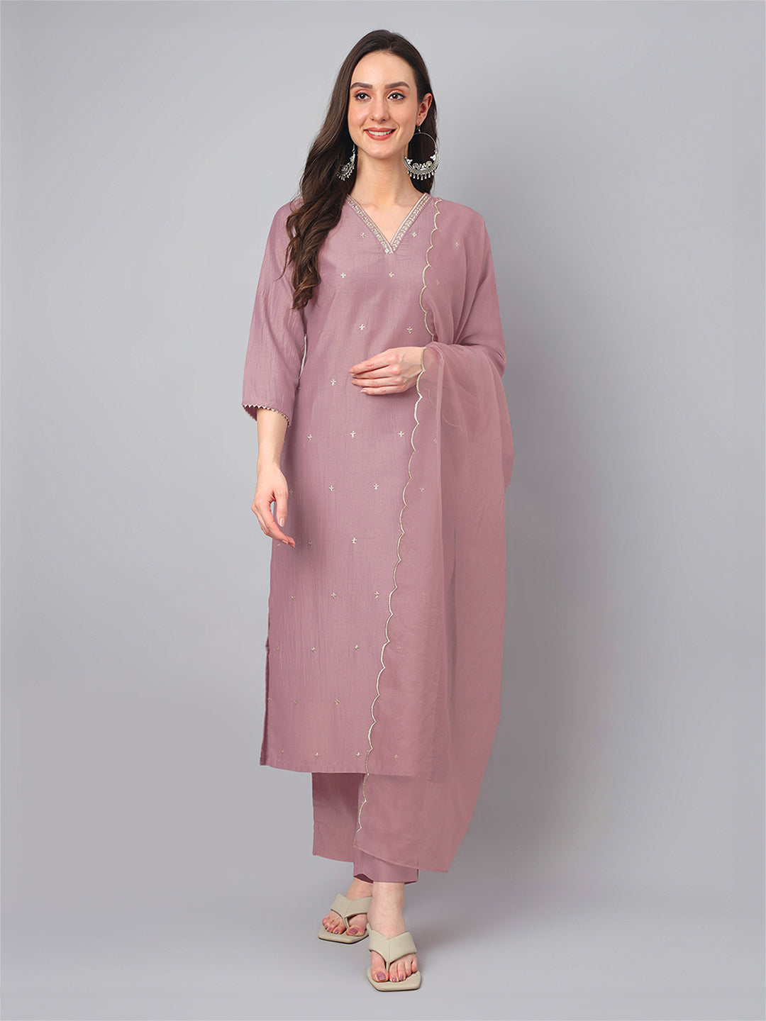 Janasya Bright Regular Kurta Set 