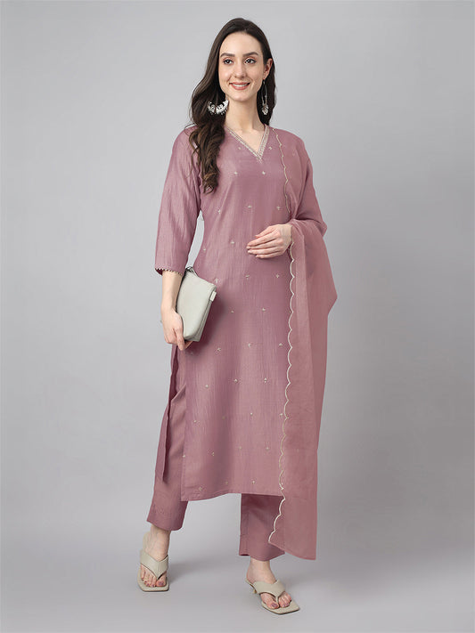 Janasya Bright Regular Kurta Set 