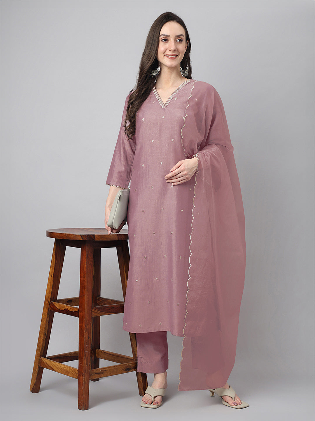 Janasya Bright Regular Kurta Set 