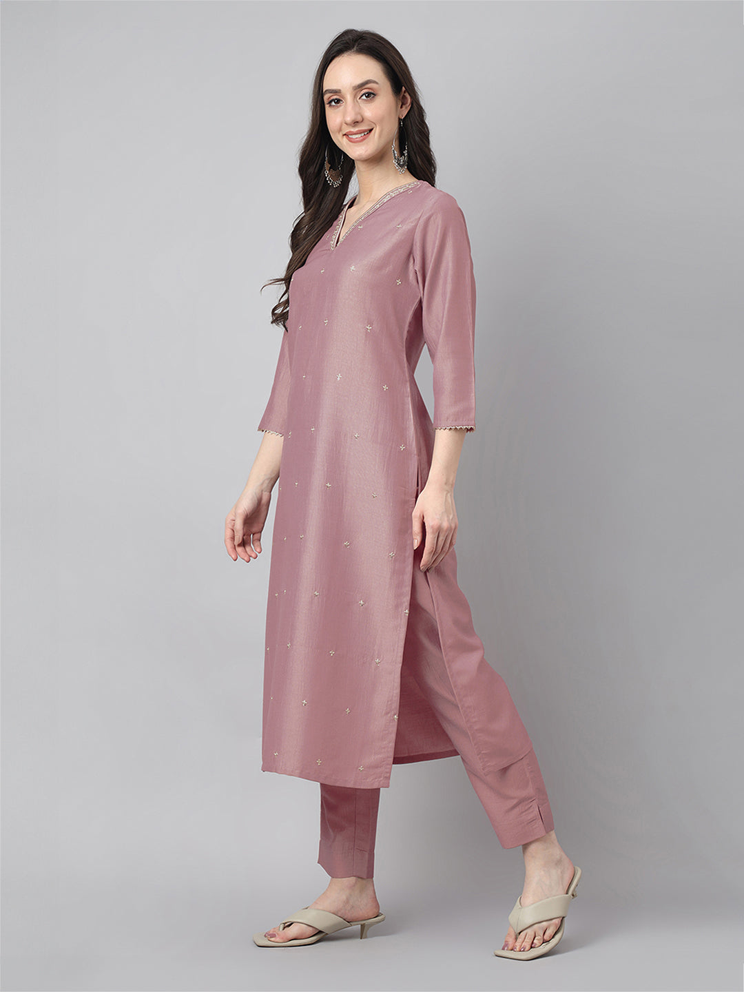 Janasya Bright Regular Kurta Set 