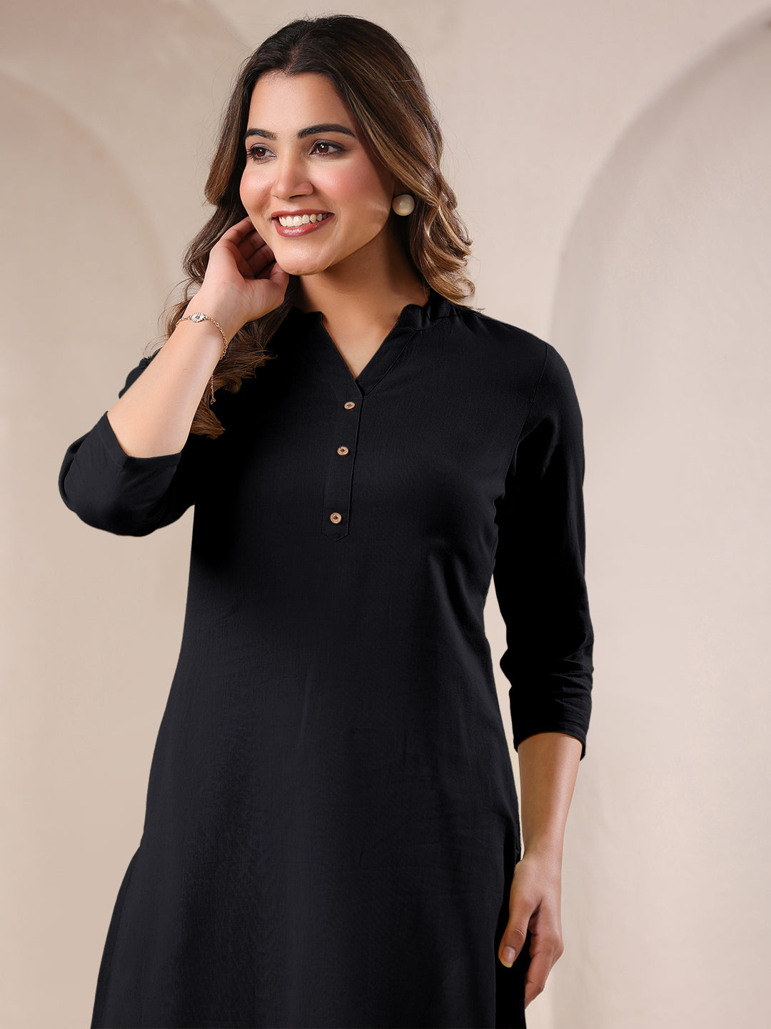 Janasya Light Cotton Solid Straight Kurta | Grab2Buy
