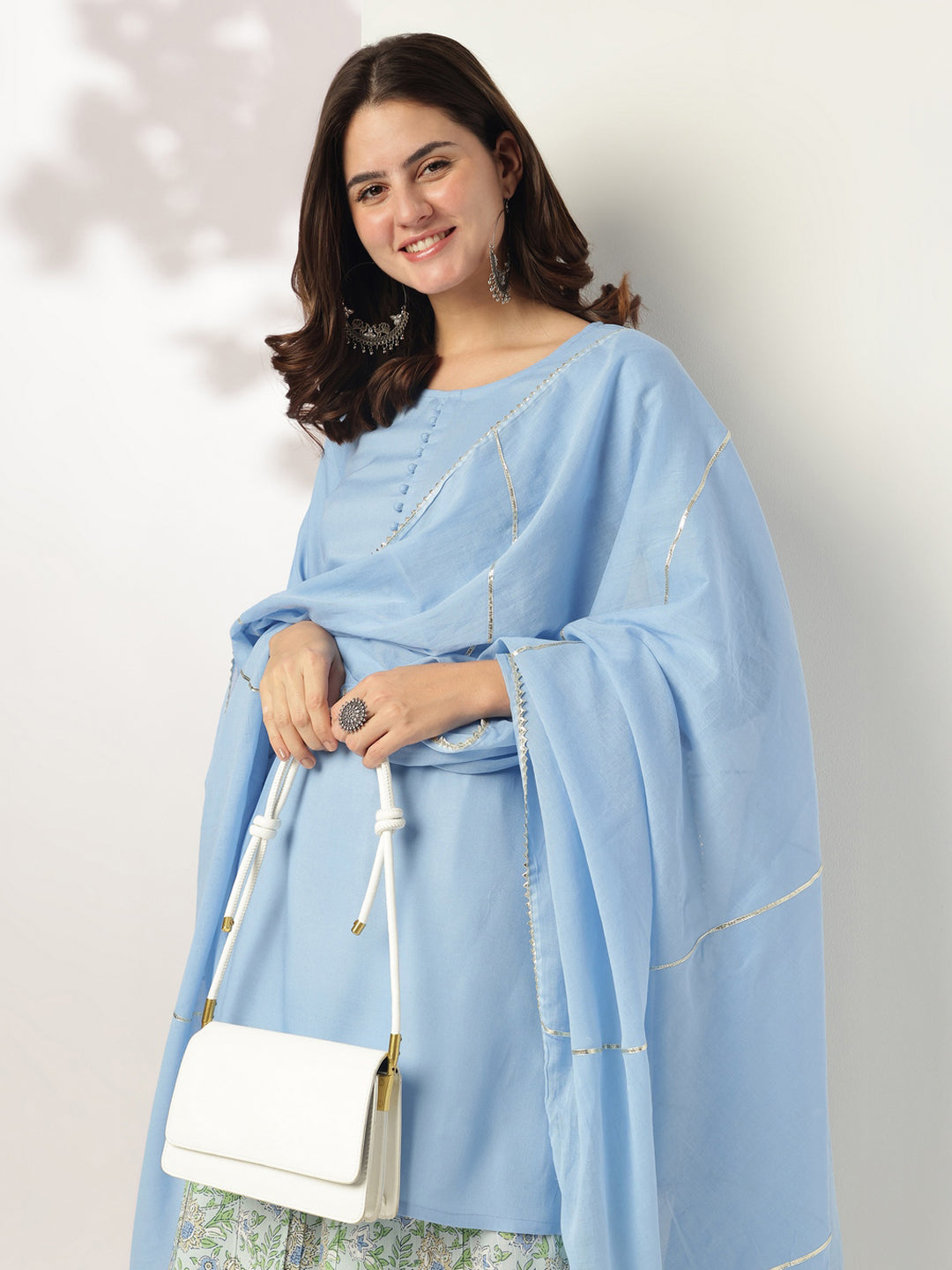 Janasya Light Rayon Solid Straight Kurta Set 