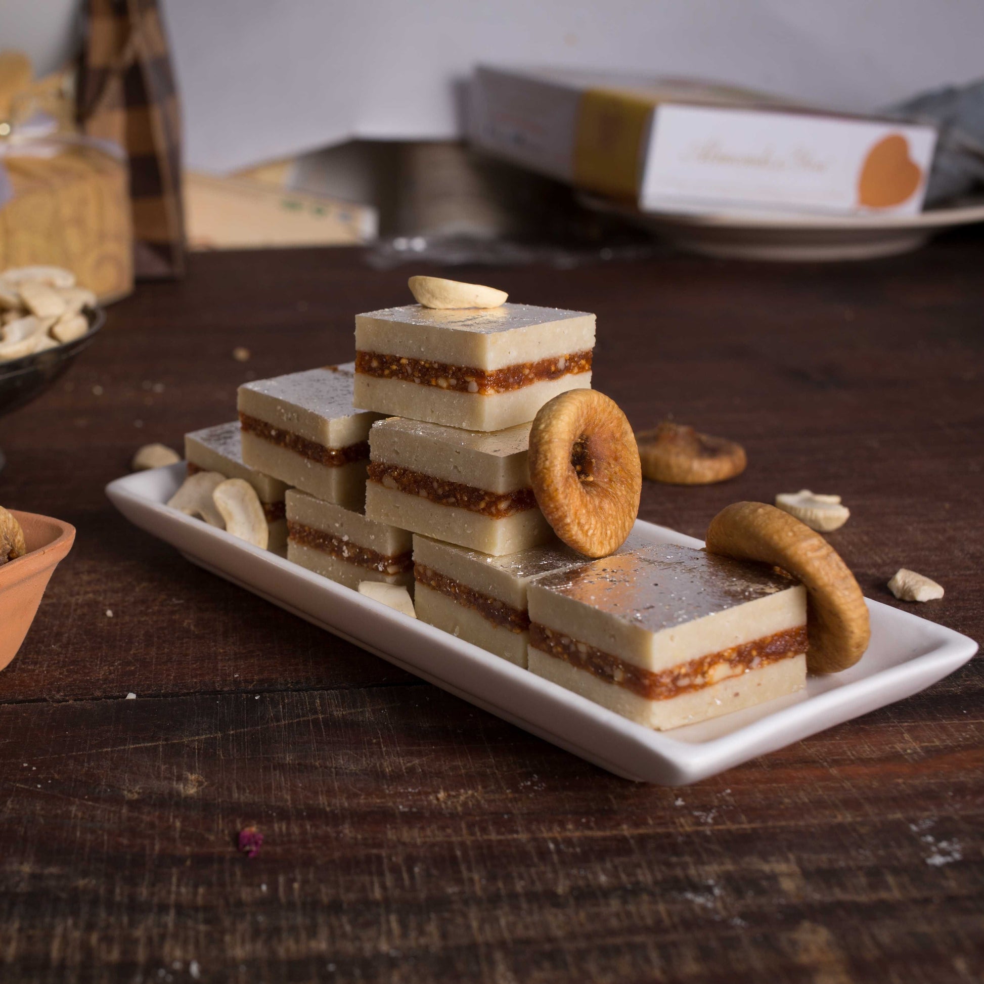 Almond House Kaju Anjeer Burfi 