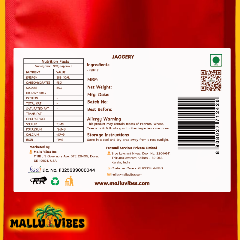 Mallu Vibes Jaggery 