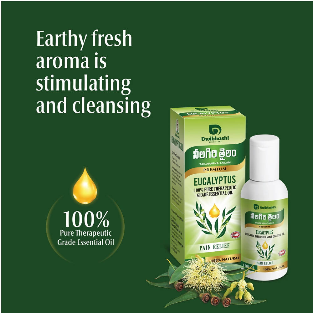 Dwibhashi Eucalyptus Oil (Tailaparna Tailam) 