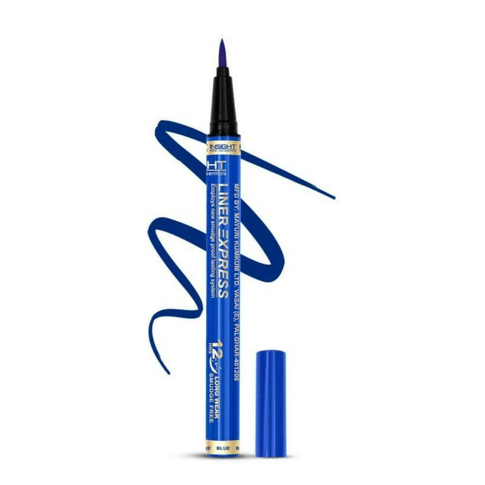 Insight Cosmetics Liner Express Eye Pen Smudge Proof Eye Makeup (Blue) - Grab2buy