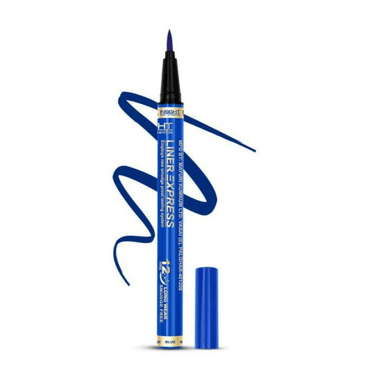 Insight Cosmetics Liner Express Eye Pen Smudge Proof Eye Makeup (Blue) - Grab2buy
