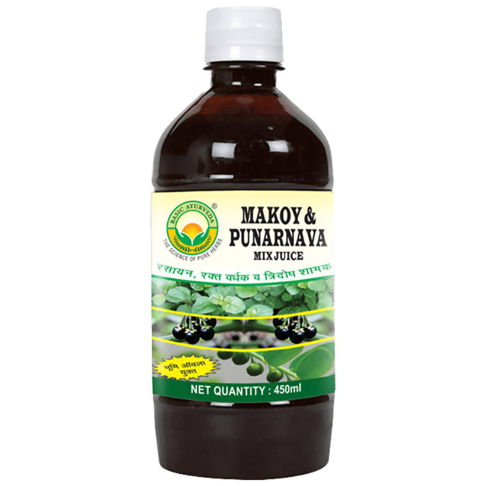 Basic Ayurveda Makoy & Punarnava Mix Juice  Grab2Buy Basic Ayurveda Grab2Buy