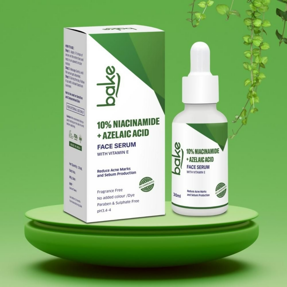 Bake 10% Niacinamide & Azelaic Acid Face Serum With Vitamin E  Grab2Buy Bake Grab2Buy
