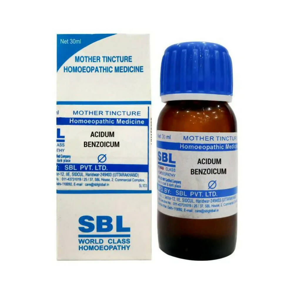 SBL Homeopathy Acidum Benzoicum Mother Tincture Q - Grab2buy