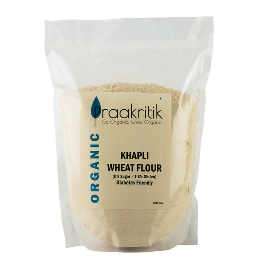 Praakritik Organic Khapli Wheat Atta - Grab2buy