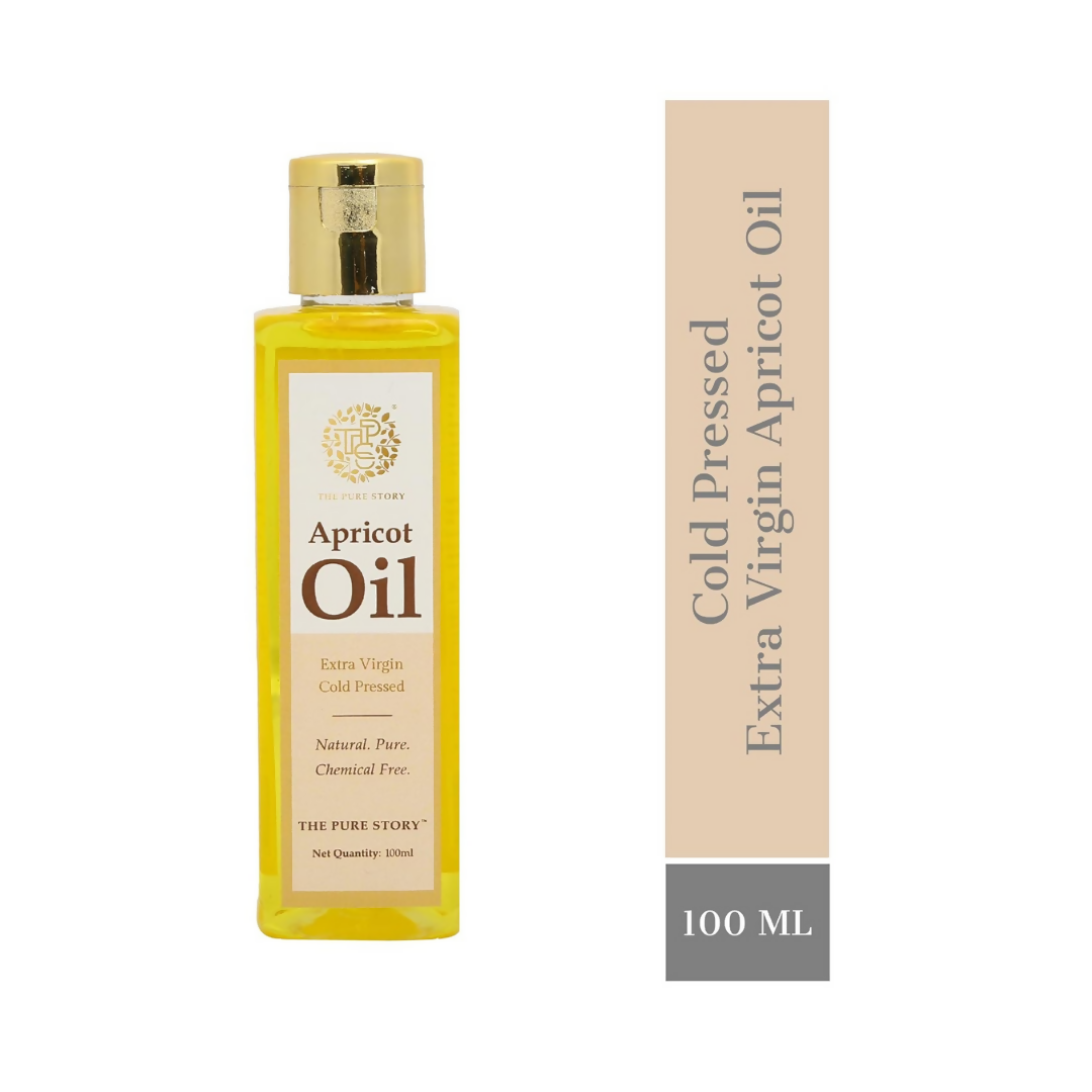The Pure Story Natural Cold Pressed Apricot Hair Oil  Grab2Buy The Pure Story Grab2Buy
