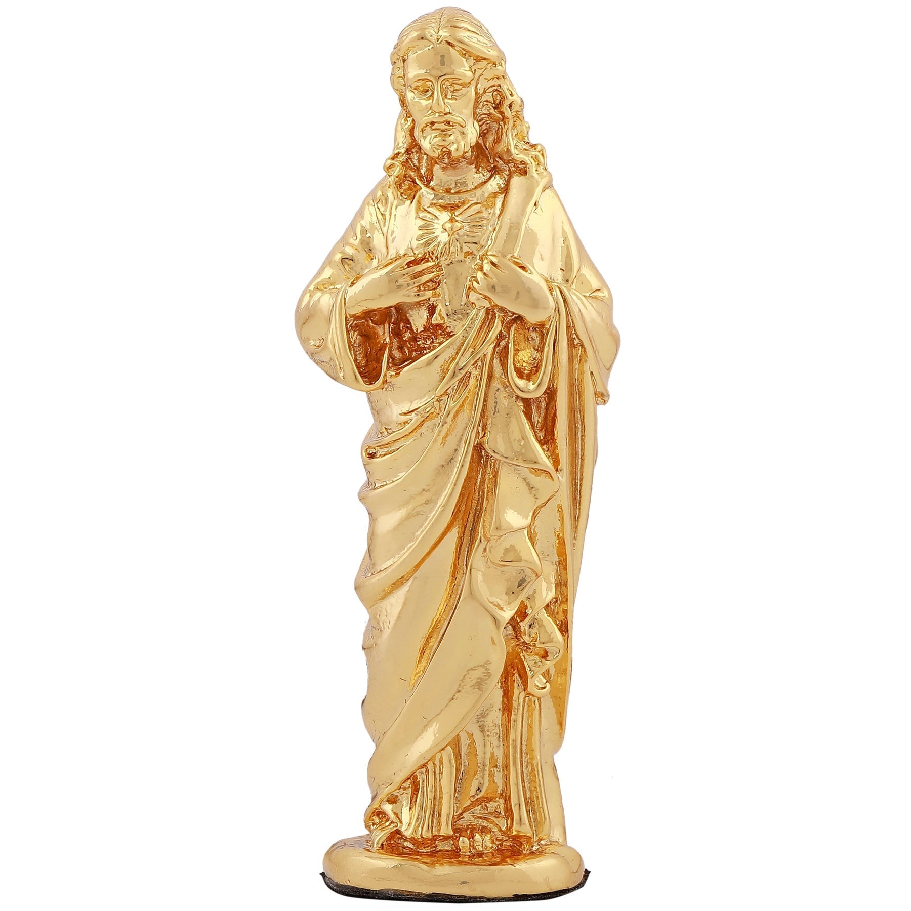 Estele Gold-Polished Almighty Jesus Christ Idol showpiece for Gifting/Home Decoration 