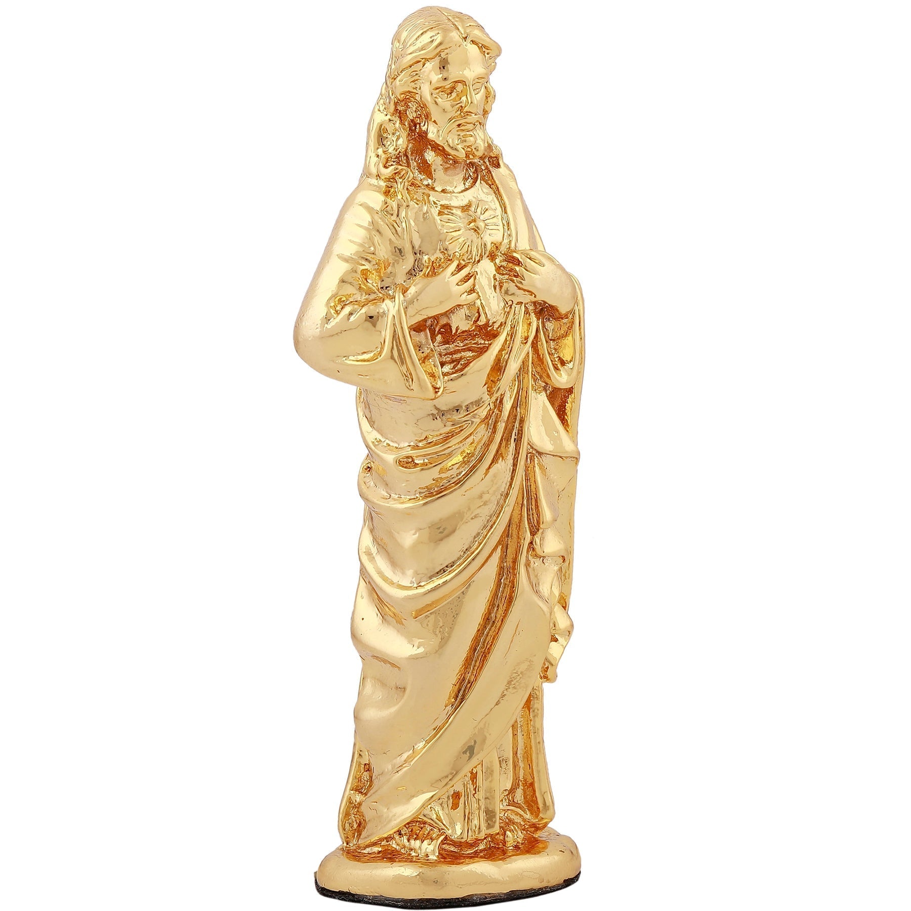 Estele Gold-Polished Almighty Jesus Christ Idol showpiece for Gifting/Home Decoration 
