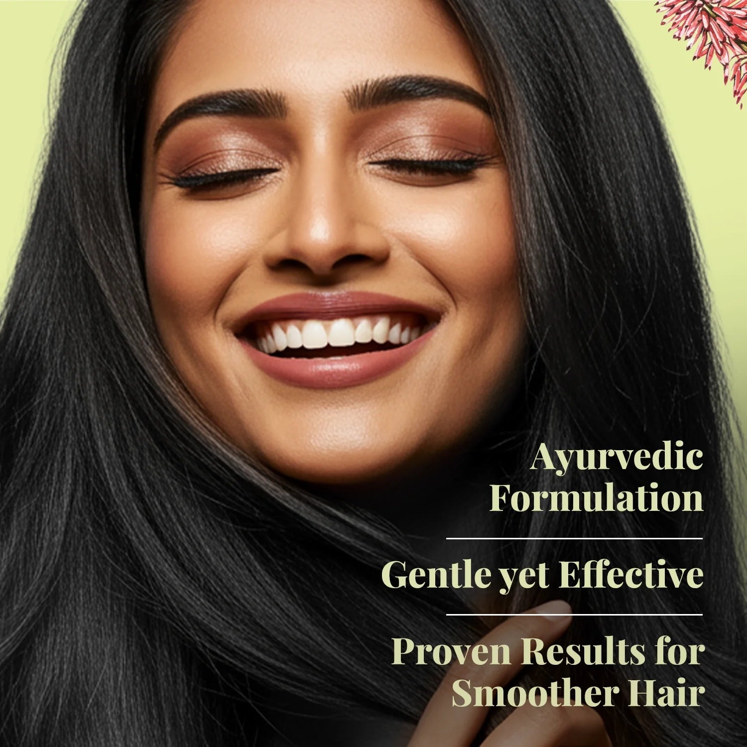 Smooth & Shine Shampoo for Dry and Frizzy Hair| Aloe Vera, Almond, Rice Protein & 12 Herbs 