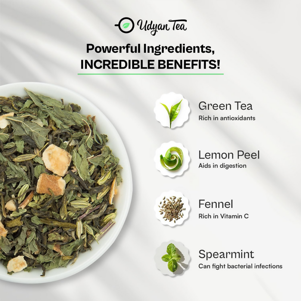 Udyan Tea Lemon Soothe Green Tea  Grab2Buy Udyan Tea Grab2Buy