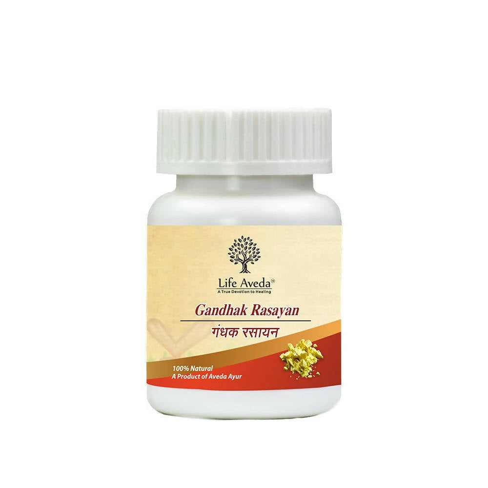 Life Aveda Gandhak Rasayan Tablets 