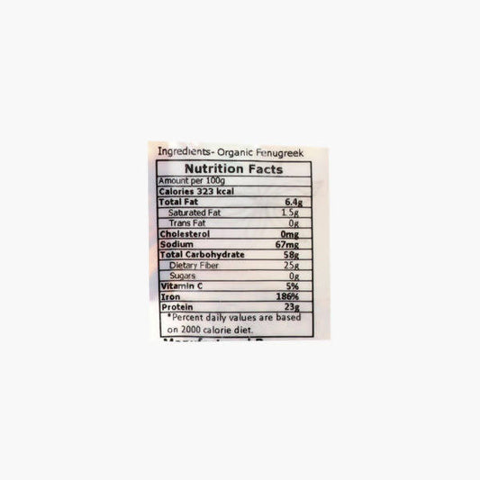 El World Organic Fenugreek Seeds - Grab2buy