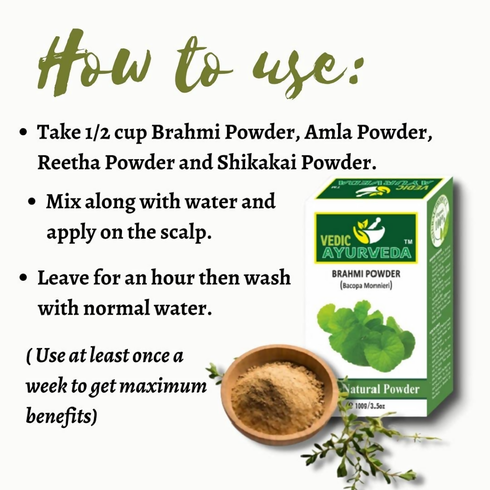VedicAyurveda Brahmi Powder  Grab2Buy VedicAyurveda Grab2Buy