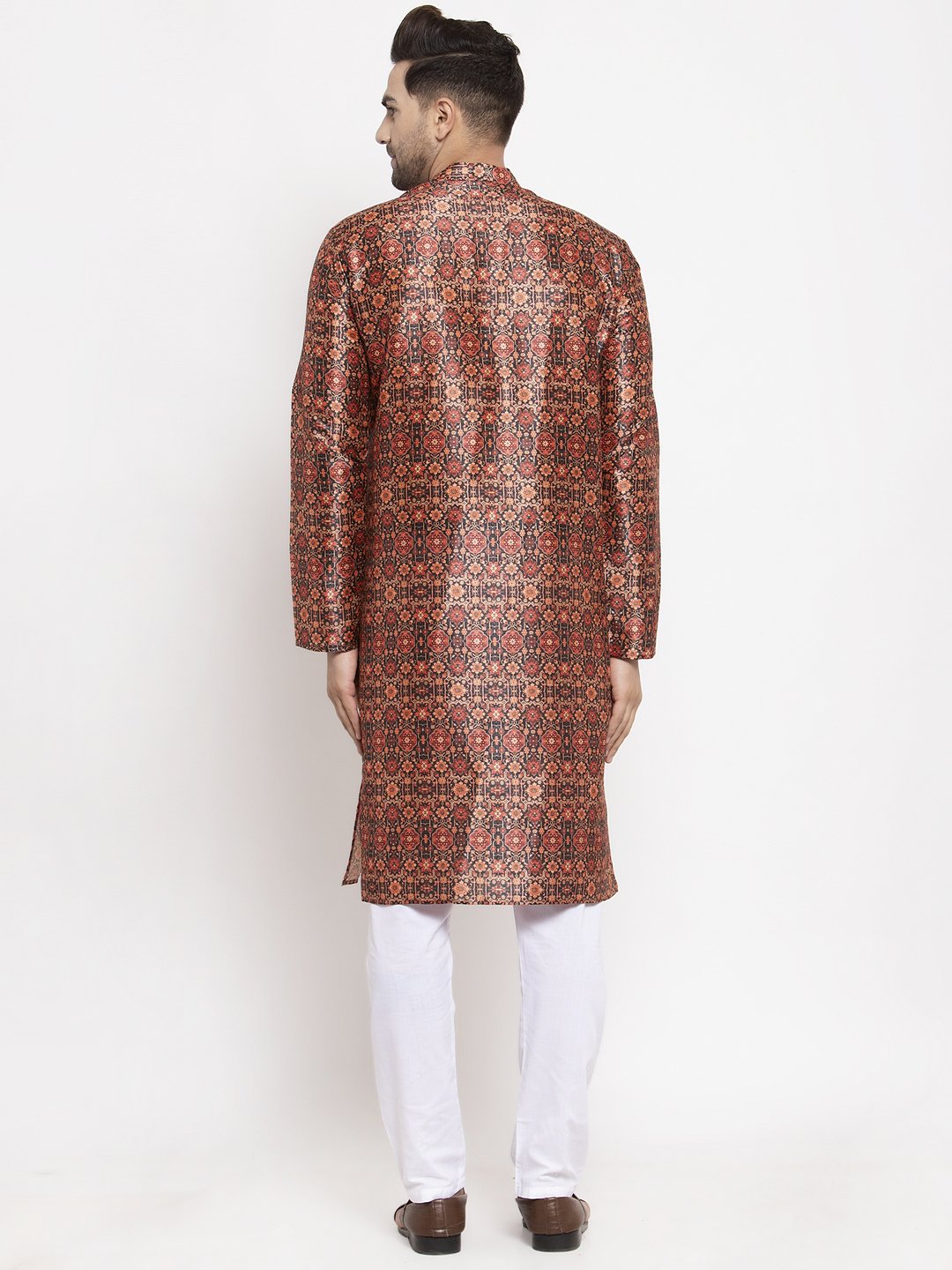 Jompers Men Multi-colour Printed Kurta Only
