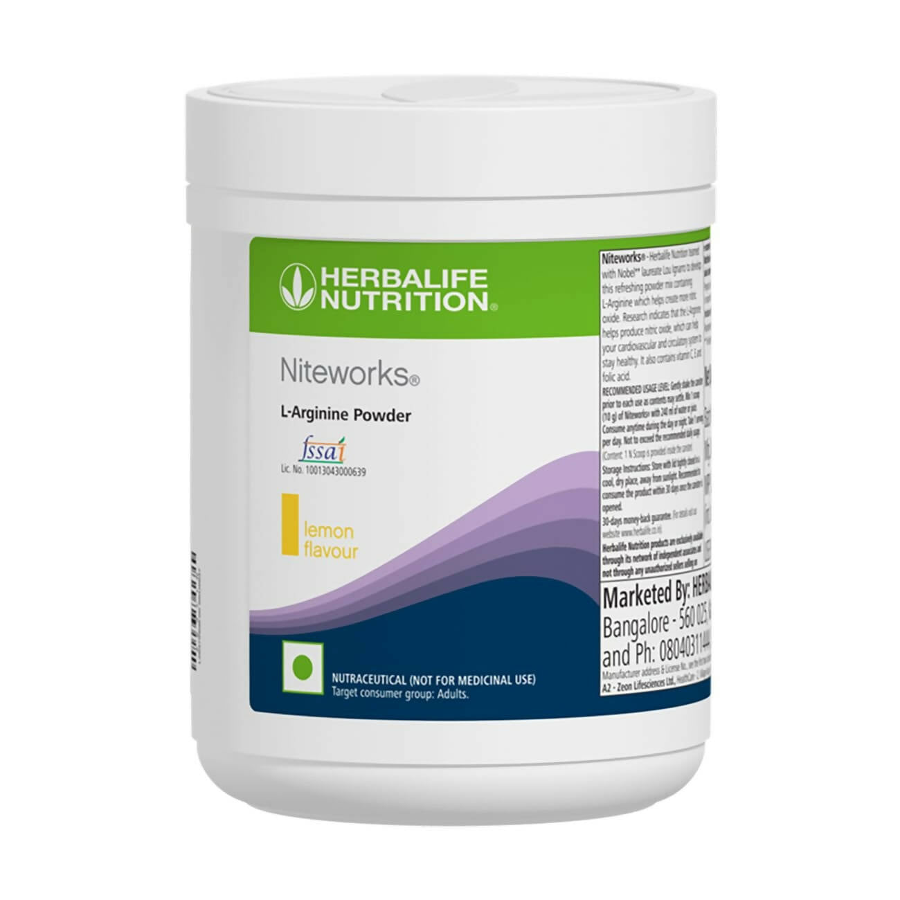 Herbalife Nutrition Niteworks L-Arginine Powder - Lemon Flavor | Grab2Buy
