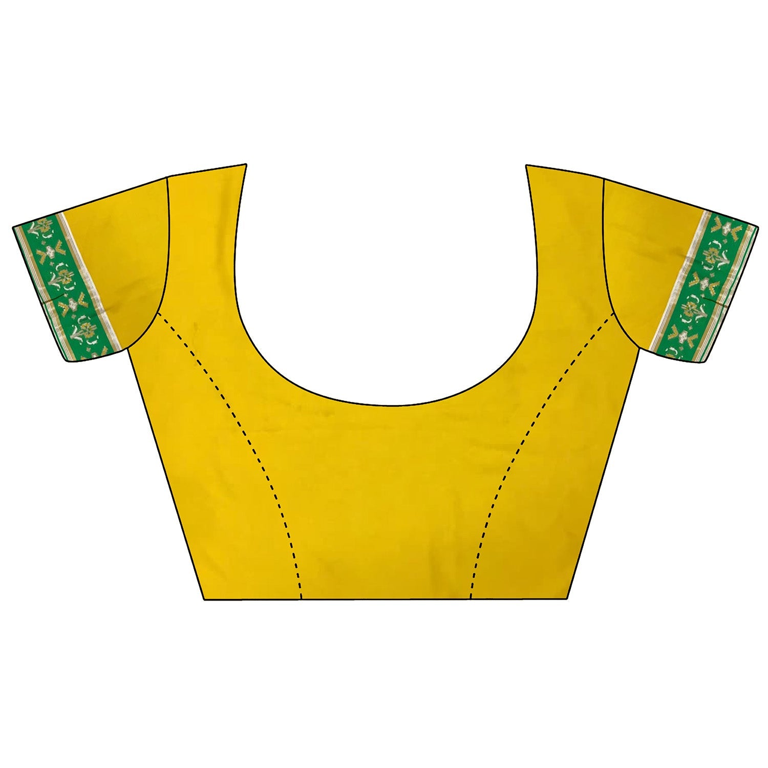 Joban Fashion Yellow Banarasi Silk Motifs Inspired By Nature Saree