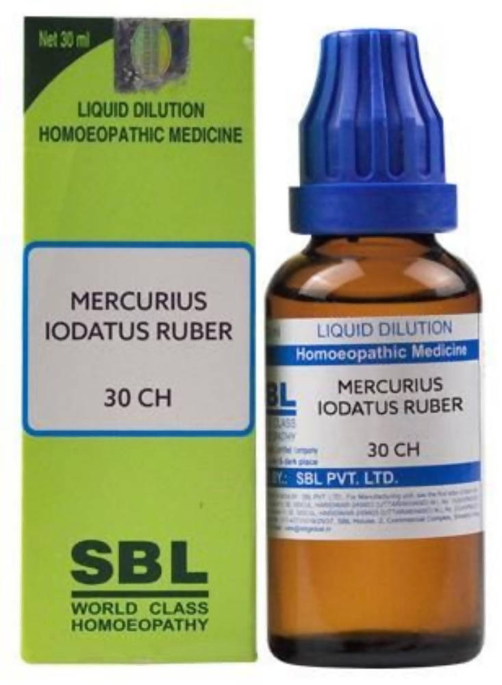 SBL Homeopathy Mercurius Iodatus Ruber Dilution 