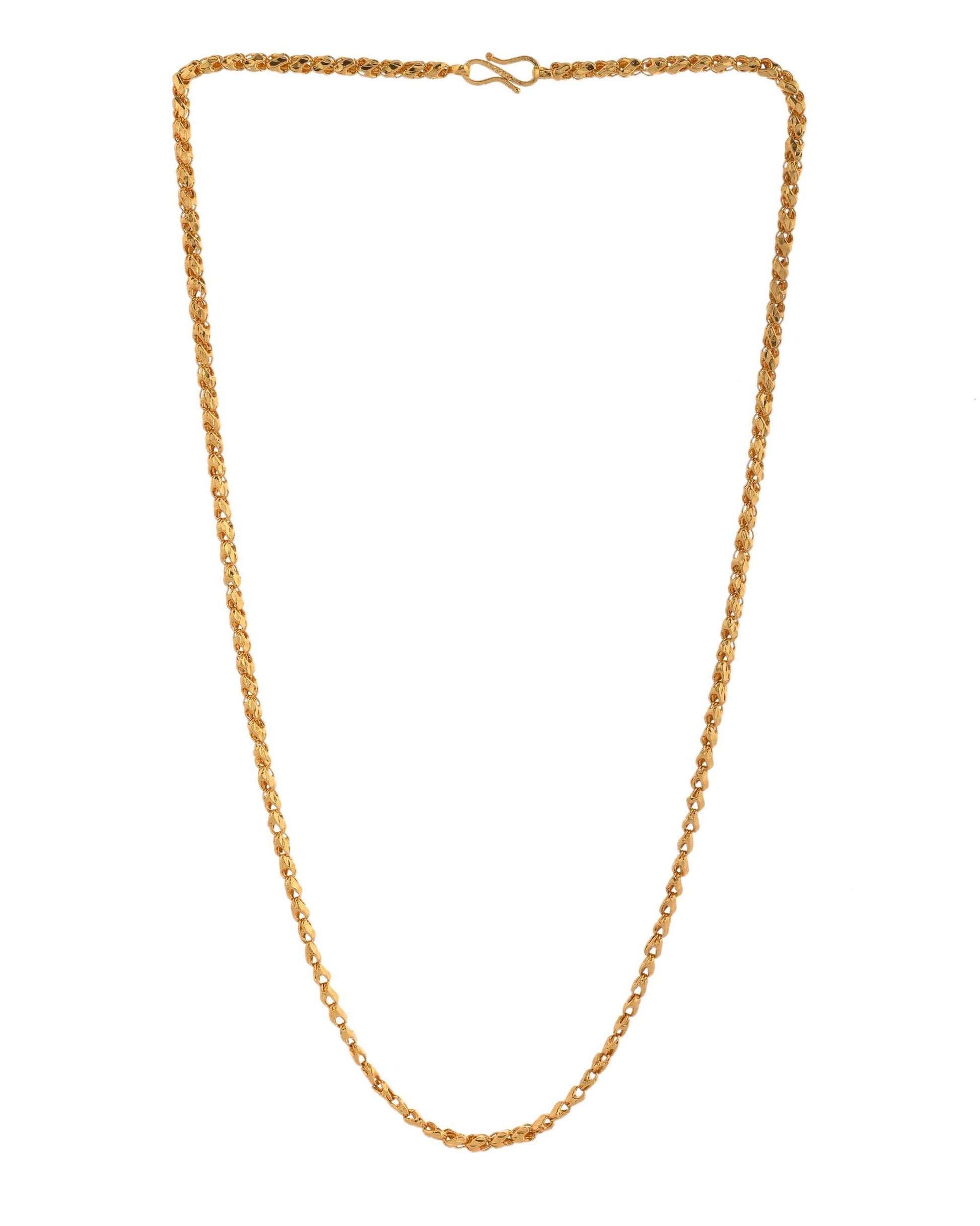 Jewels Nest Premium Spiral Gold Chain – Daily Wear with Luxury Appeal 