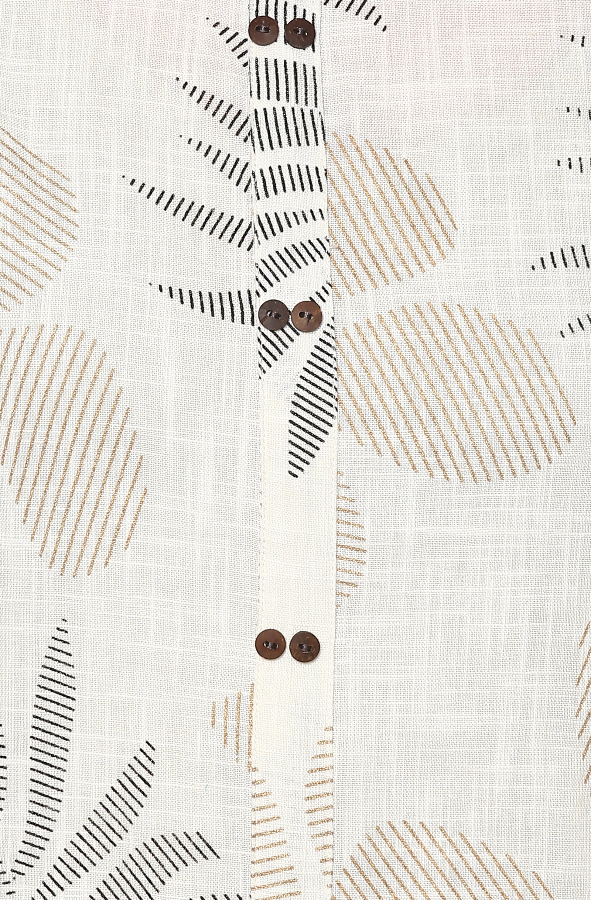 Janasya Off White Cotton Foil Print Straight kurta 