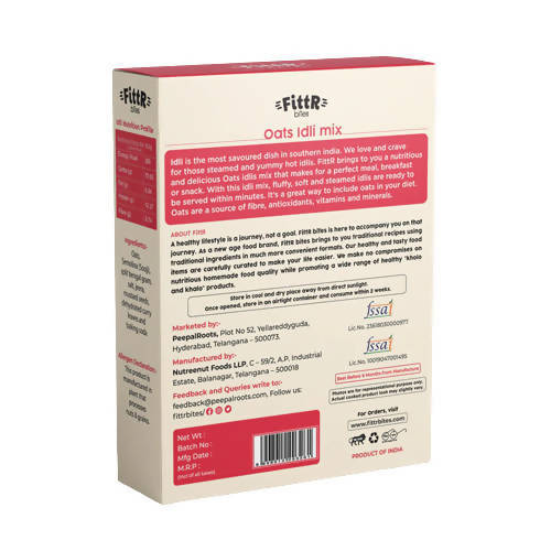 FittR biTes Oats Idli Mix - Grab2buy