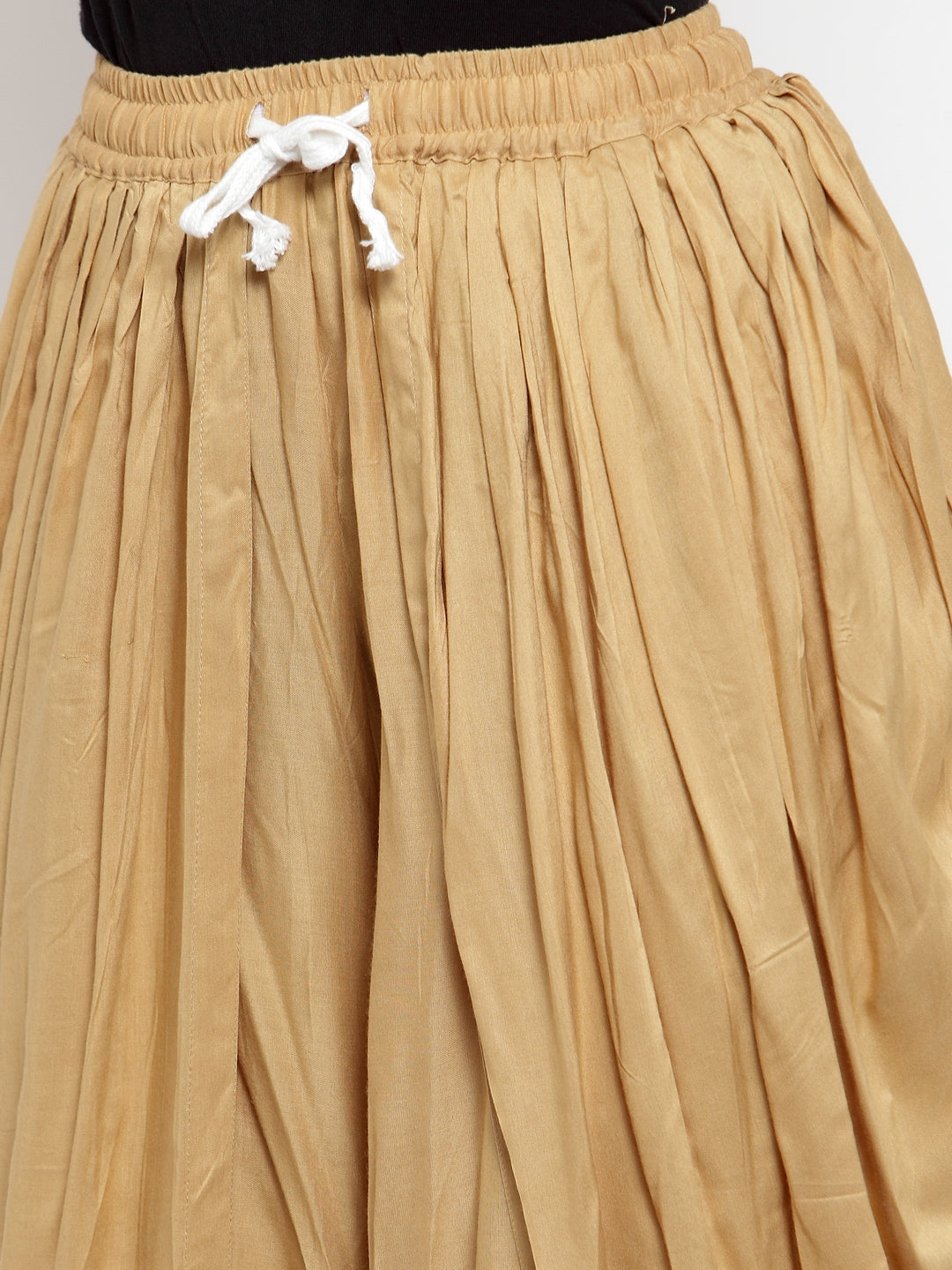 Jompers Women Beige Solid Dhoti