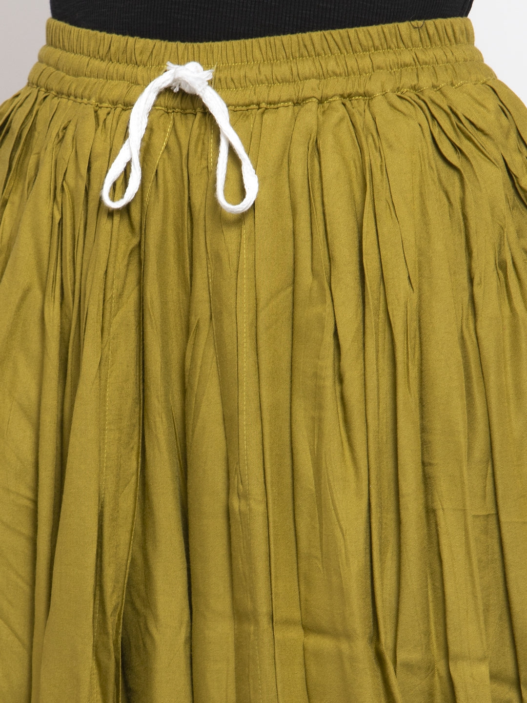 Jompers Women Green Solid Dhoti