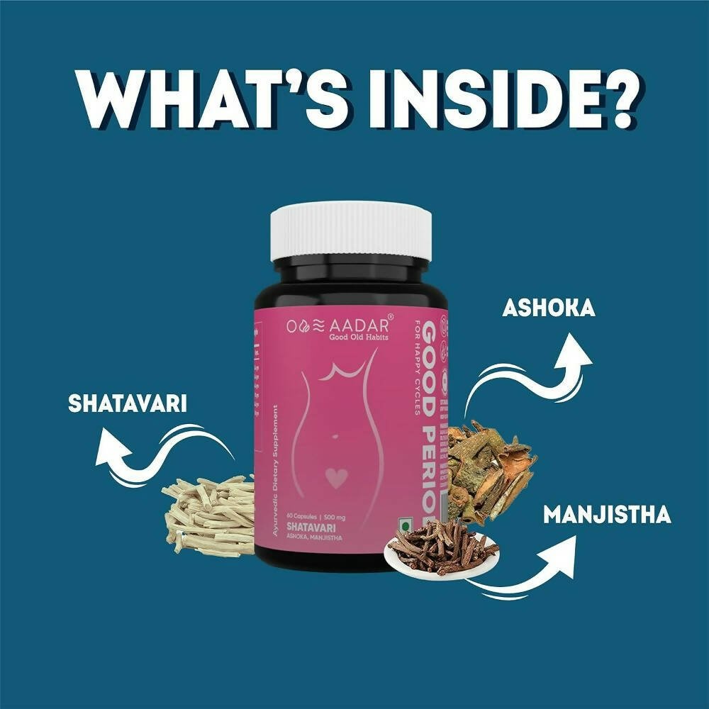 Aadar Good Period Women’s Health Capsules 