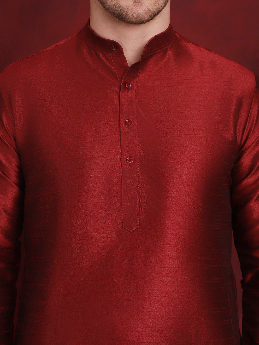 Jompers Men's Multi Printed Nehru Jacket With Kurta Pyjama Set