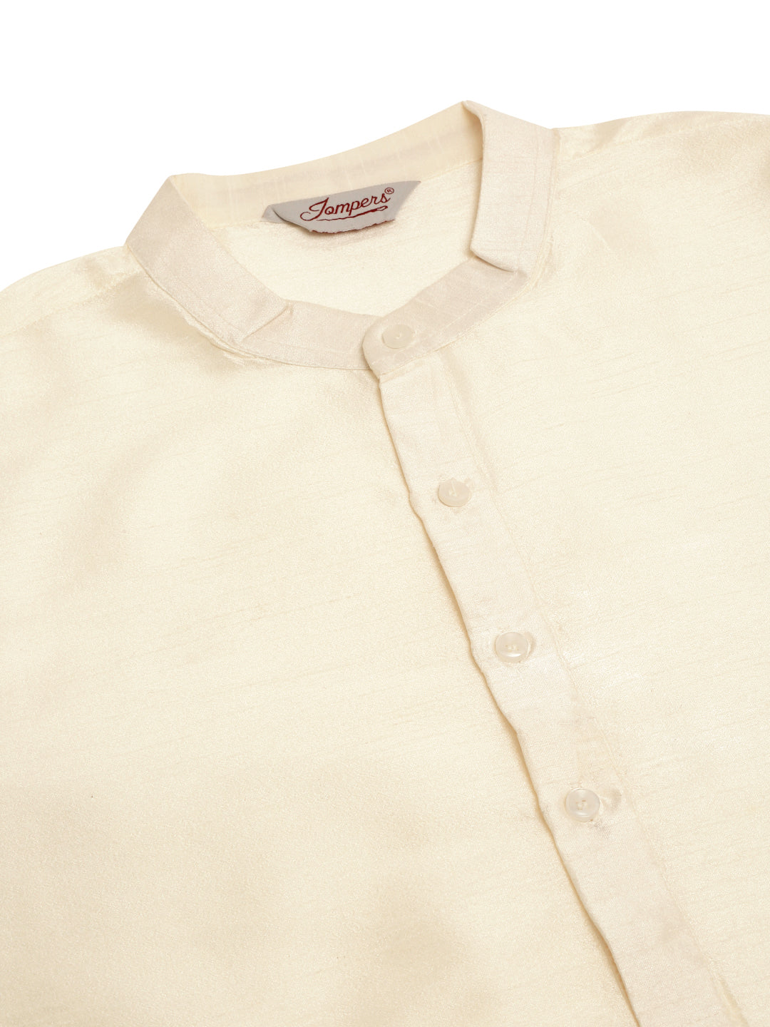 Jompers Men's Solid Kurta Pyjama With Nehru Jacket - Yellow