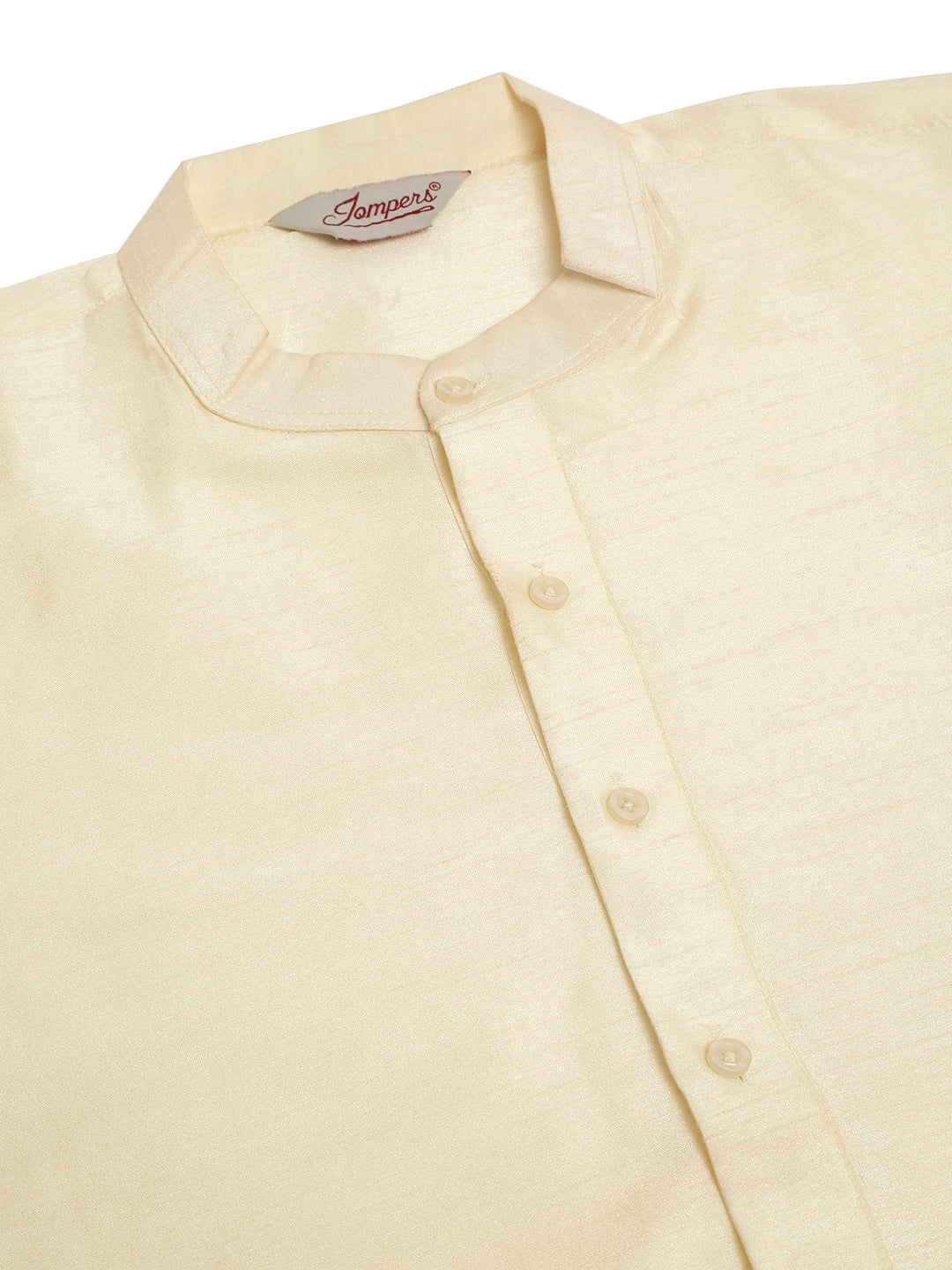 Jompers Men's Solid Kurta Pyjama With Nehru Jacket - Olive